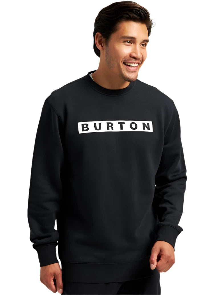 Burton Vault Crewneck Sweatshirt 2025 - Men's Casual Pullover Hoodie | Soft Cotton Blend | Streetwear & Outdoor Activities