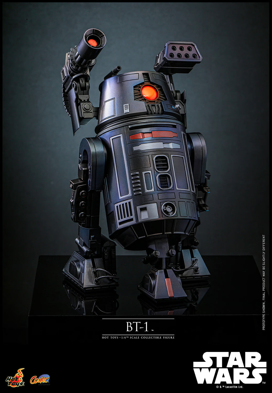 Hot Toys Star Wars: Darth Vader BT-1 Assassin Droid 1/6 Scale Collectible Action Figure - Perfect for Star Wars Fans, Collectors & Display in Home Office or Game Room