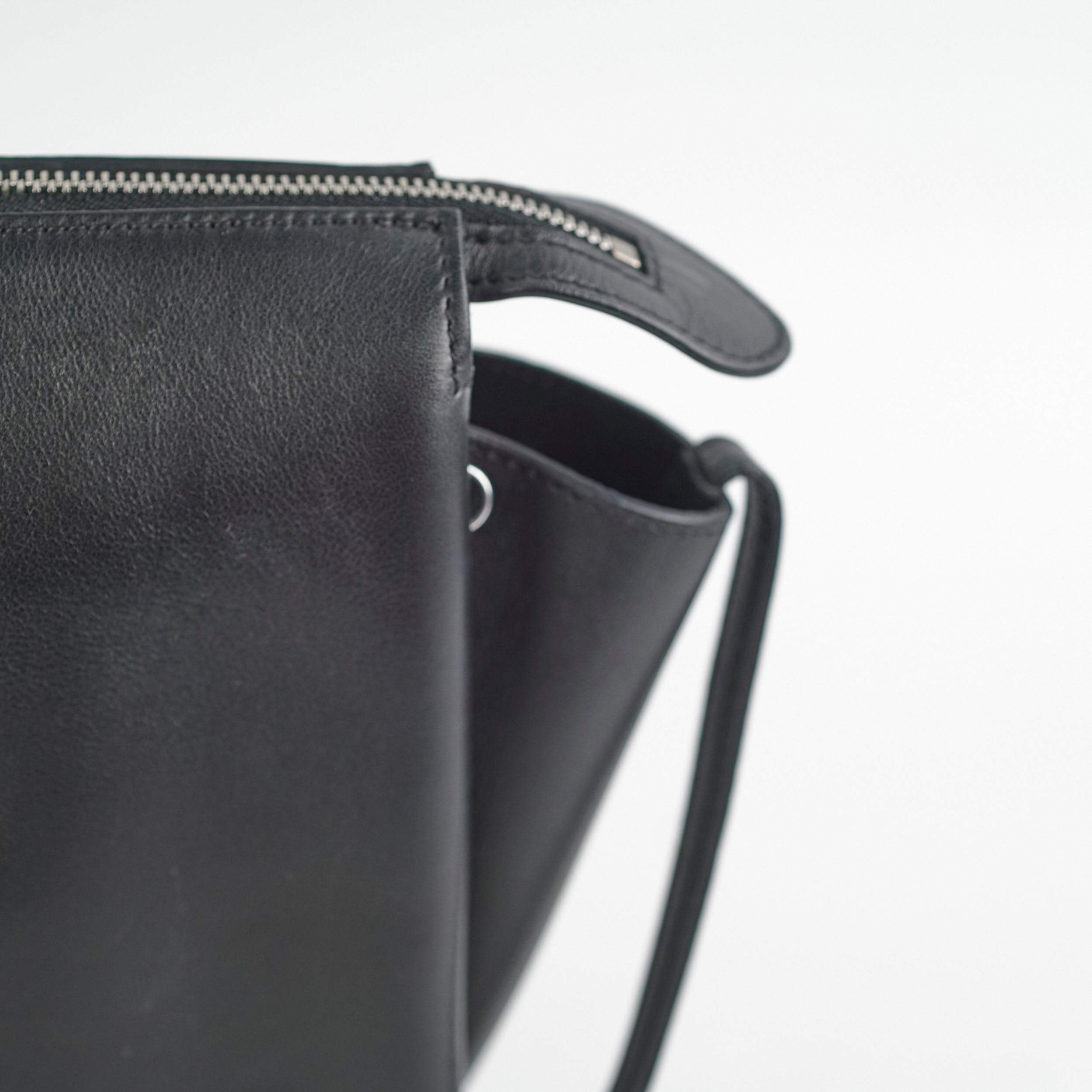 Celine TriFold Clutch On Chain Black Leather Crossbody Bag for Women - Elegant Evening Purse for Parties, Dinner Dates & Special Occasions