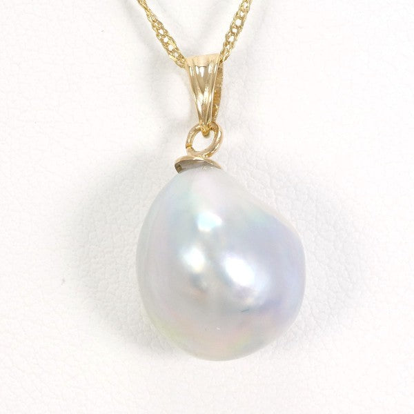 18K Yellow Gold Pearl Necklace for Women - Elegant & Timeless Jewelry Gift for Brides, Anniversaries & Special Occasions