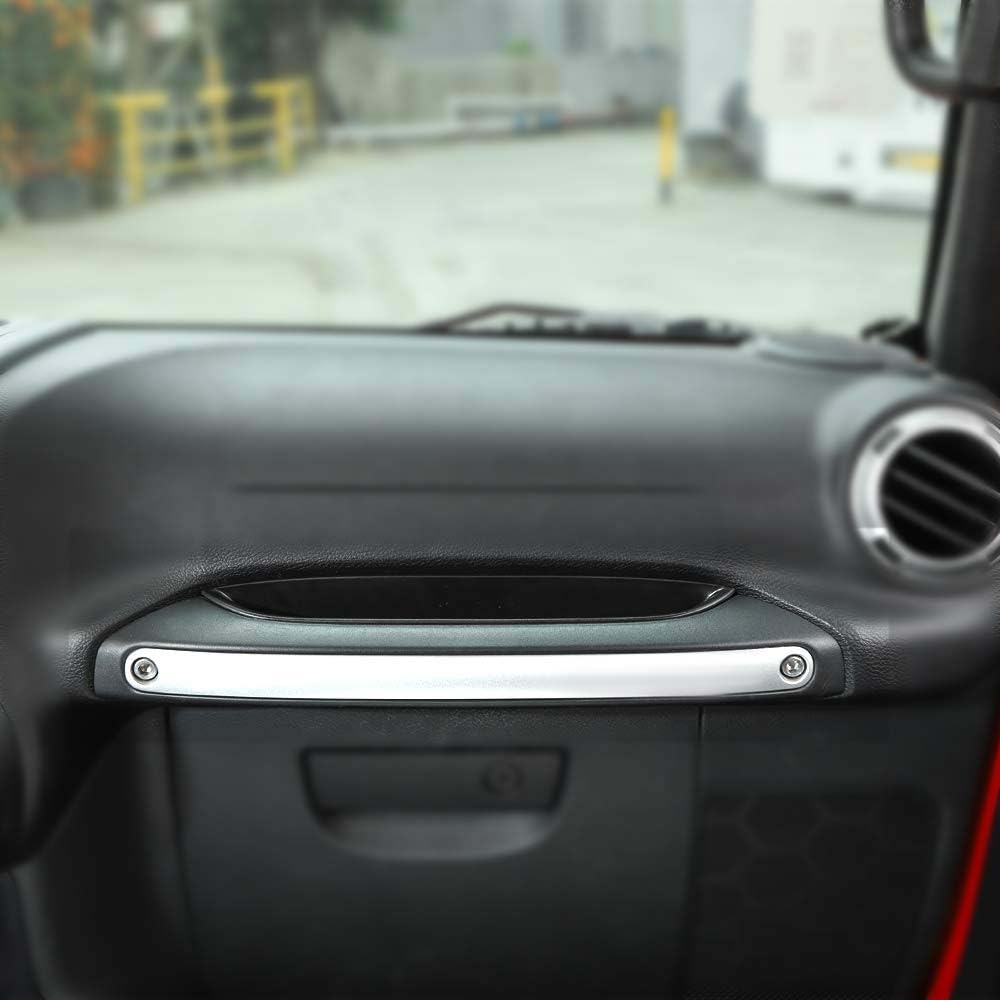 Jeep Wrangler JK JKU 2011-2017 Grab Handle Storage Tray Organizer - RT-TCZ Black Passenger Side Accessory for Car Interior Organization & Off-Road Adventure Gear