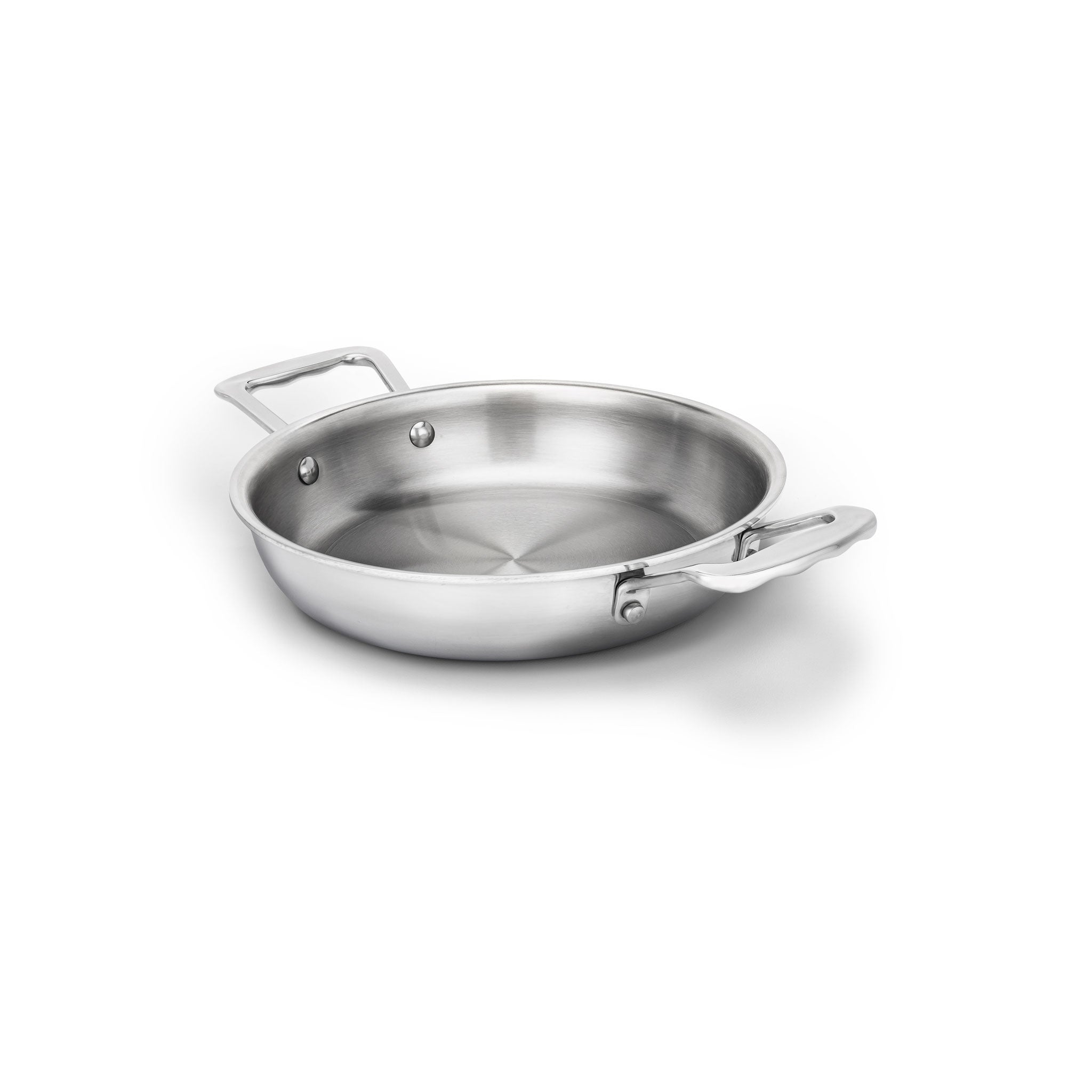 8.5 Inch Nonstick Fry Pan with Short Handles - Lightweight Aluminum Cooking Skillet for Eggs, Pancakes & Sauteing - Perfect for Small Kitchens & Camping Trips
