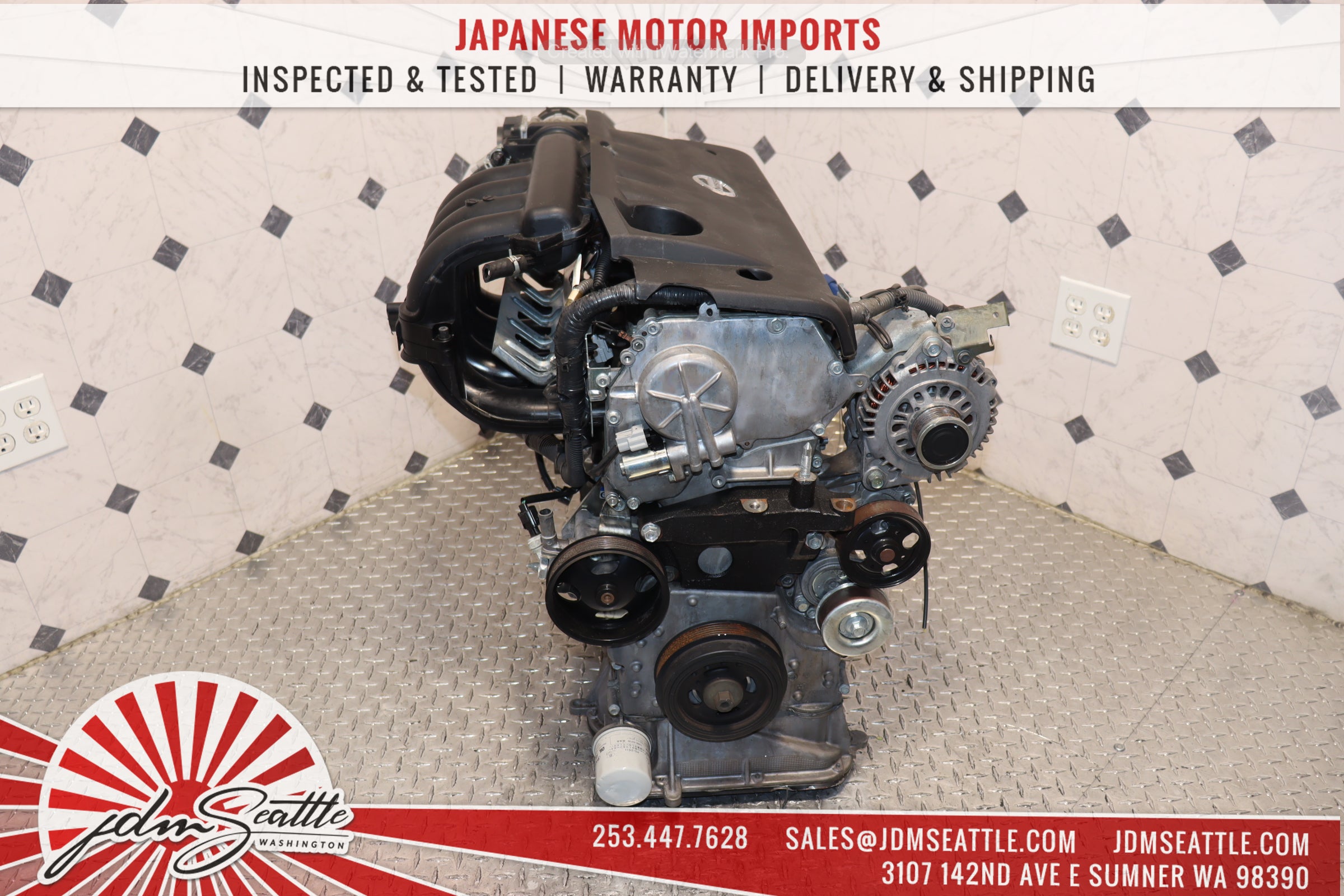 JDM QR25DE 2.5L DOHC Engine for 2002-2006 Nissan Altima & Sentra - High Performance Replacement Motor - Perfect for Engine Swap & Car Restoration Projects