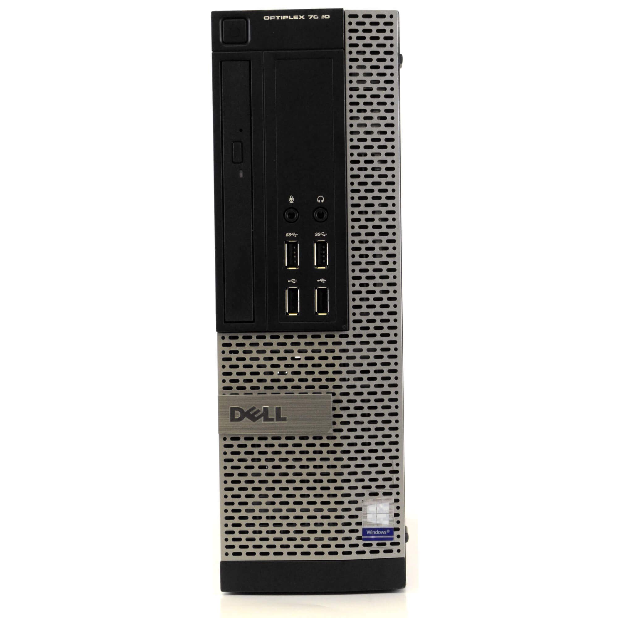 Refurbished Dell OptiPlex 7020 Desktop PC - Intel Quad Core i5 3.3GHz, 8GB RAM, 1TB HDD, DVD, WiFi, Bluetooth, Win 10 Pro | Includes Keyboard & Mouse | Perfect for Home Office, Business Workstations & Gaming Setups