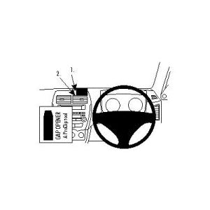 ClicOn No Holes Universal Dashboard Mount for Mitsubishi ASX 2010-2015 | Secure Phone Holder for Hands-Free Driving & GPS Navigation