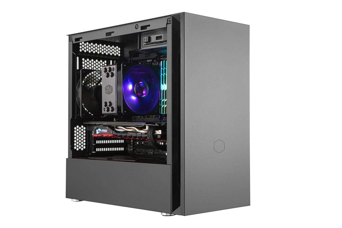 Cooler Master Silencio S400 Micro-ATX PC Case - Soundproof Gaming Tower with Noise-Reducing Panels, Reversible Front Design & 2X 120mm PWM Fans | Perfect for Quiet Gaming Setups & Home Office Workstations