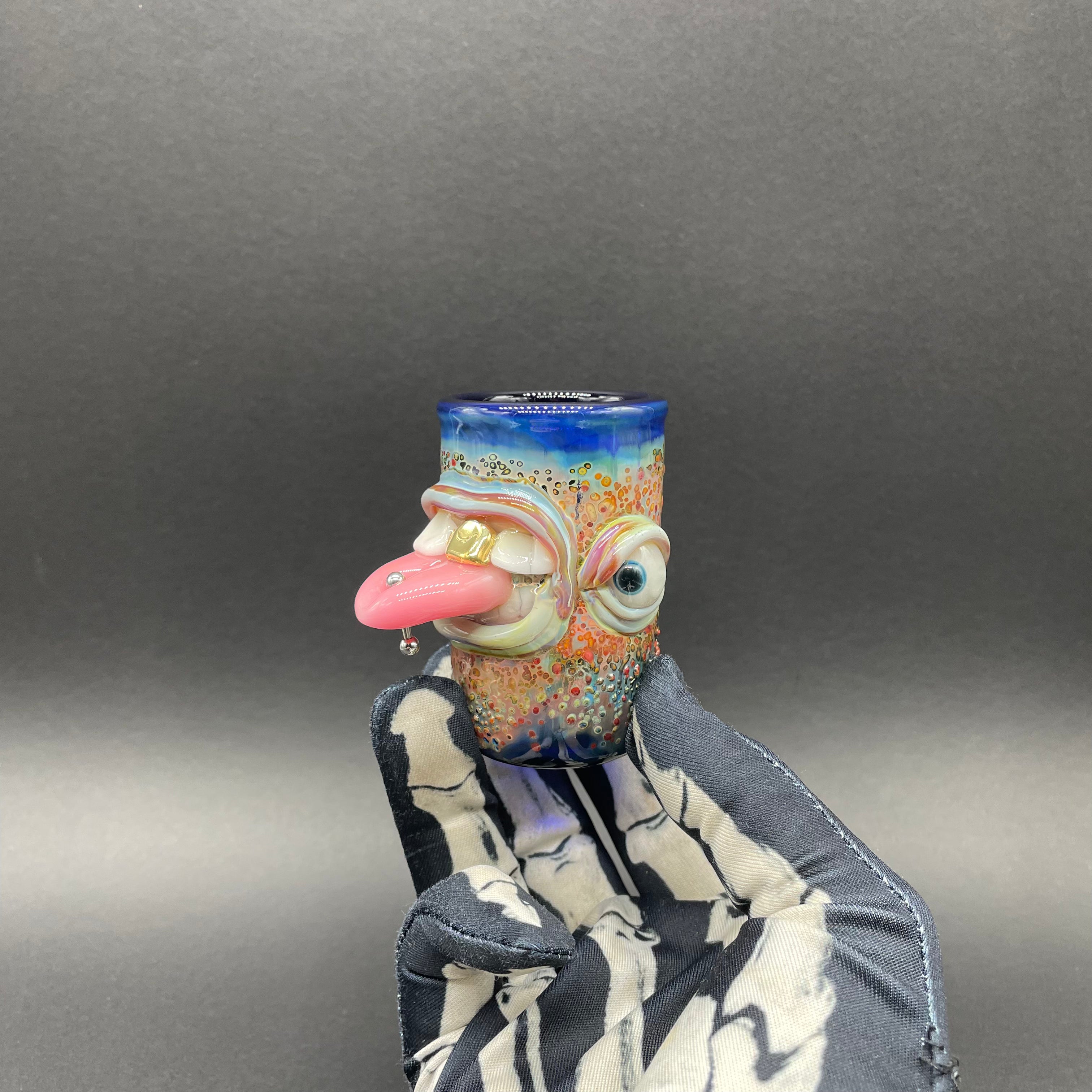 Stainless Steel Pierced Tongue Shot Glass - Unique Body Jewelry & Party Drinking Cup for Shots, Cocktails, and Body Piercing Enthusiasts