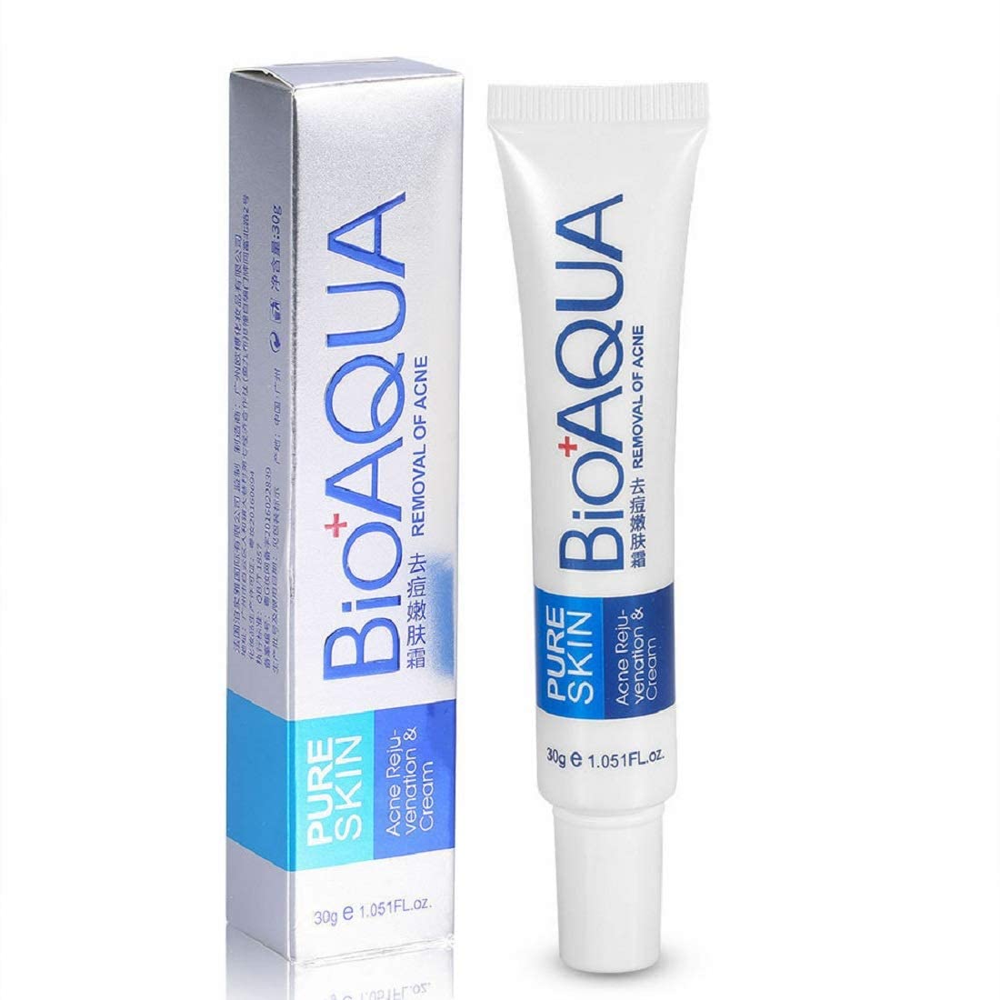 AquaBioaqua Acne Treatment Cream - Pimple & Scar Removal for Clear Skin | Face Care