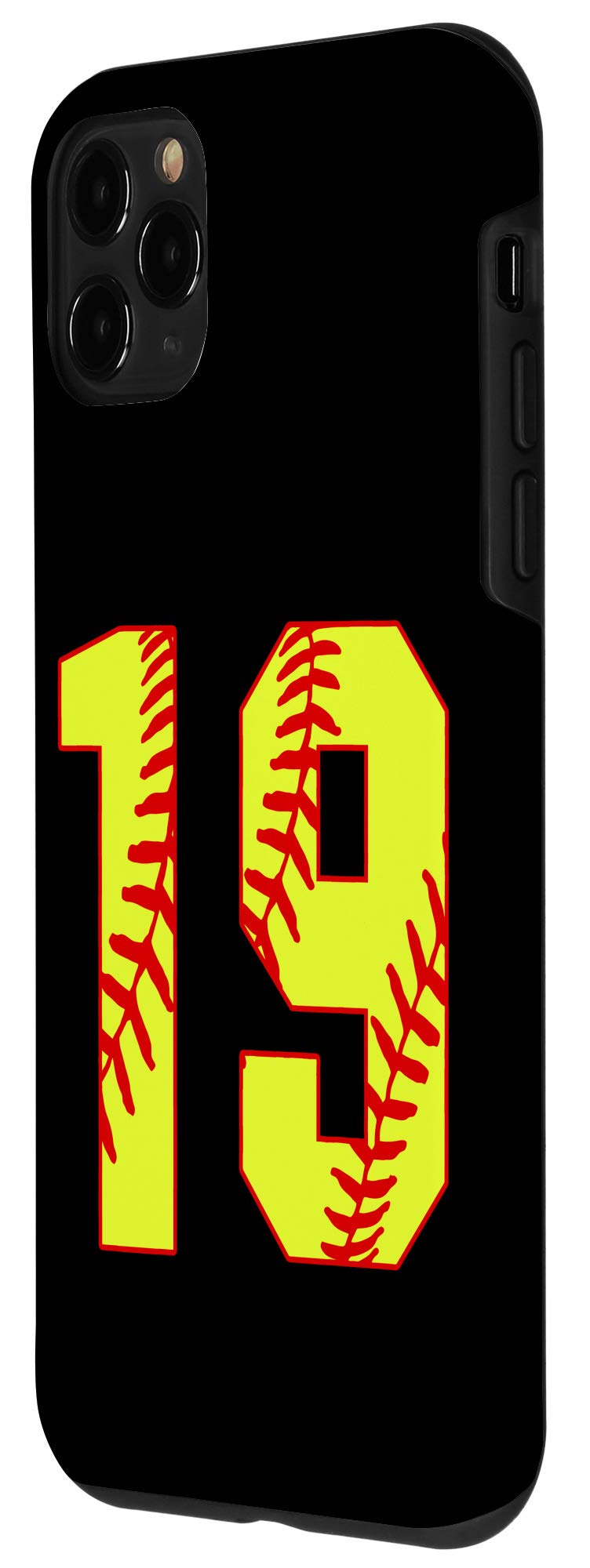 iPhone 11 Pro Softball Case - #19 Fast Pitch Design, Perfect Gift for Softball Mom & Favorite Players | Durable Protection for Games & Daily Use