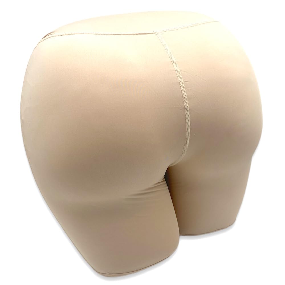 **Ergonomic Butt-Shaped Pillow for Back & Hip Support - Soft Natural Yoga Pant Cover - Stress & Anxiety Relief for Side, Back & Stomach Sleepers - Perfect for Home, Office & Travel Use**