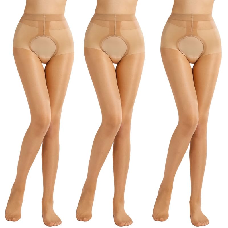 3 Pairs of Honey Crotch Opening