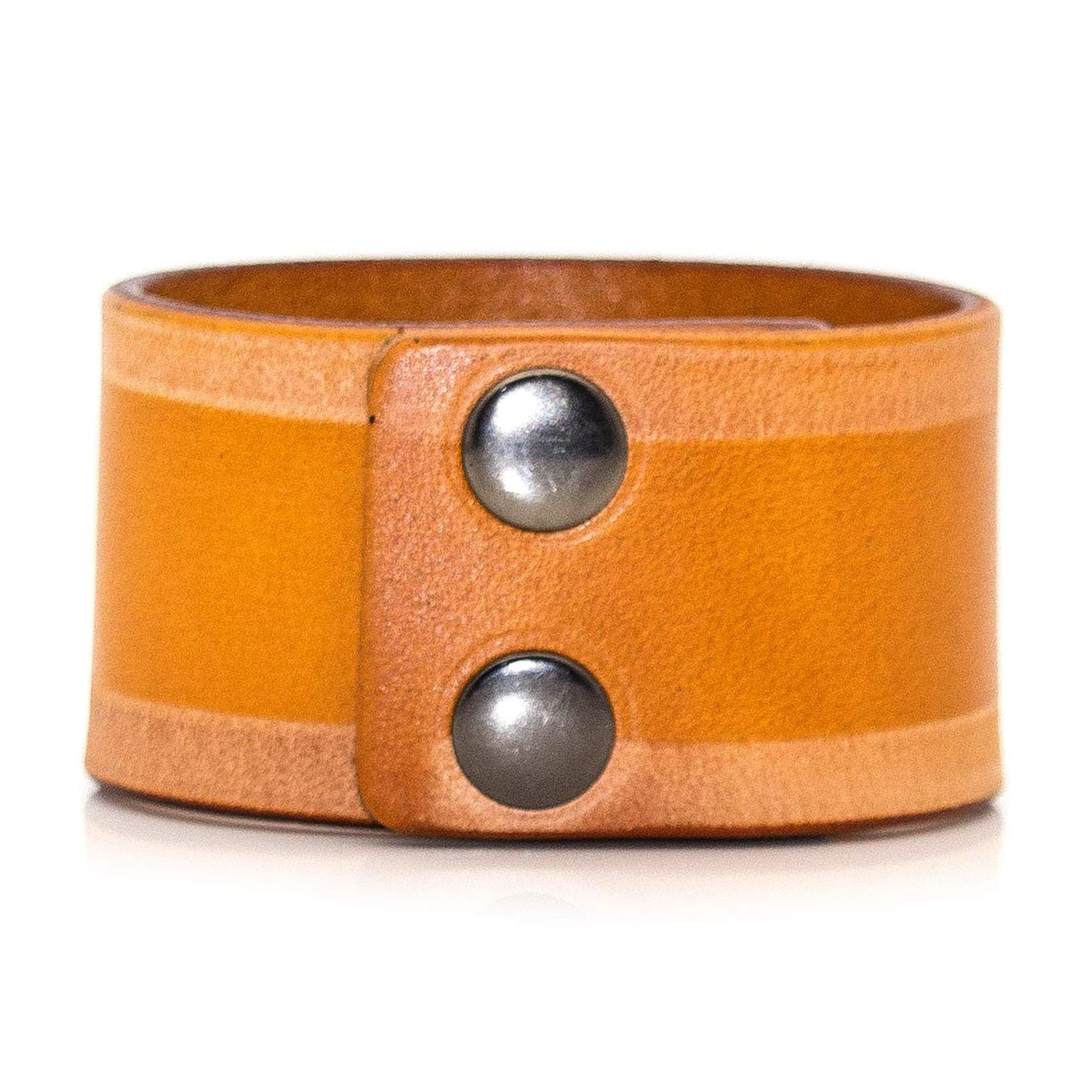 Punk Rock Adjustable Snap Wristband - Wide Faux Leather Arm Cuff Bracelet with Print Pattern | Perfect for Concerts, Music Festivals & Gothic Fashion Accessories