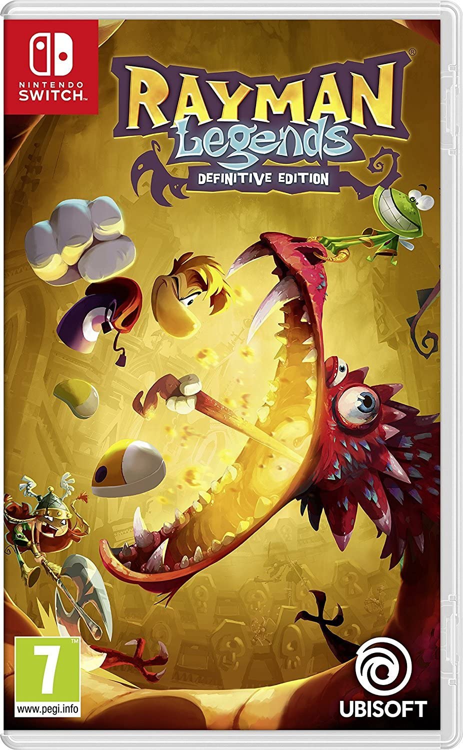 Rayman Legends Definitive Edition for Nintendo Switch - Award-Winning Platformer Game | Family-Friendly Adventure for Kids & Adults | Perfect for Home Entertainment & Travel Gaming