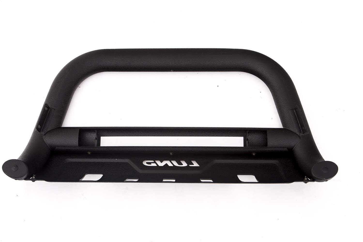Lund 47121209 Black Steel Bull Bar with Integrated LED Light Bar - Compatible with 2007-2019 Toyota Tundra & 2008-2019 Toyota Sequoia - Heavy Duty Grille Guard for Off-Road Protection and Night Driving
