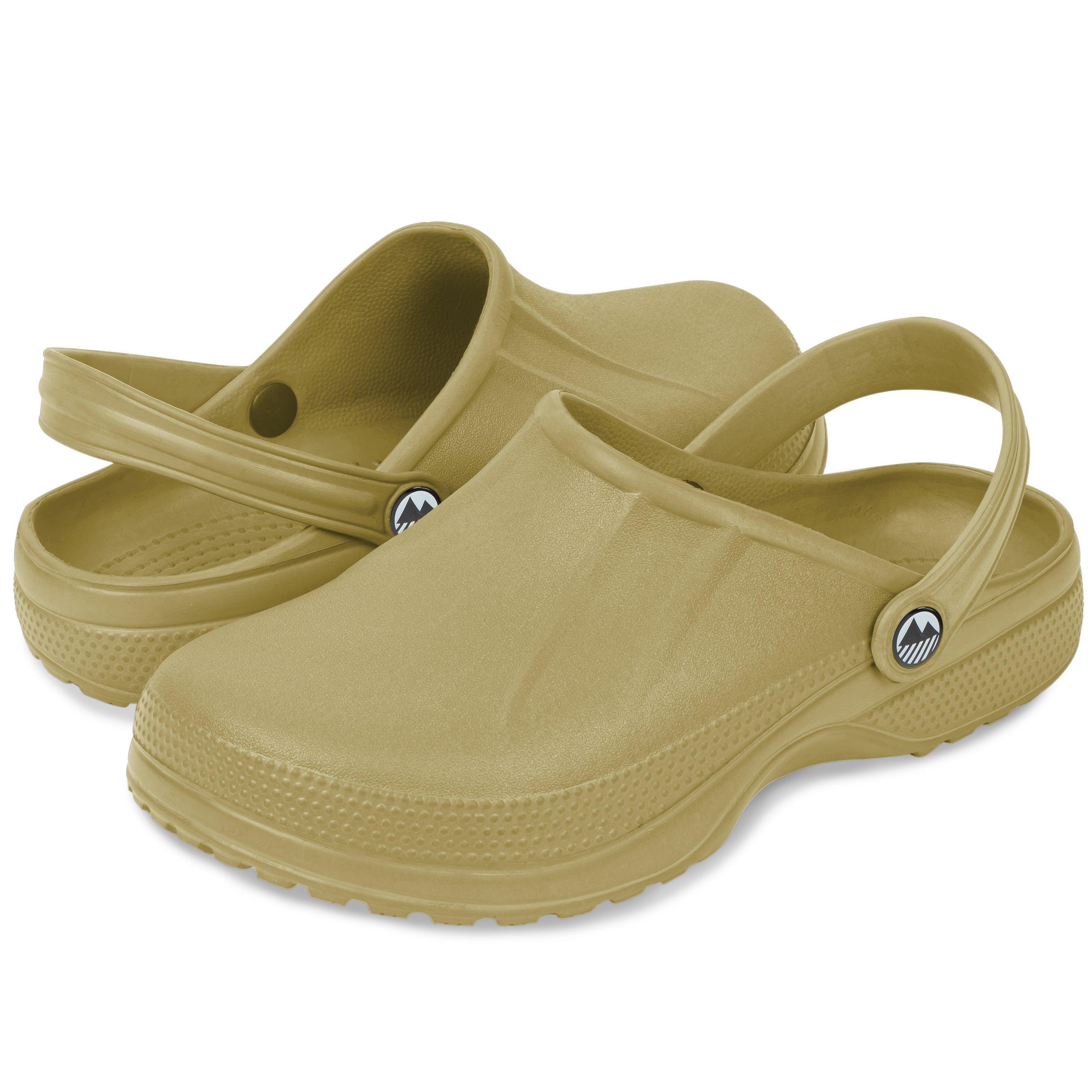 Men's Allonby Classic Garden Clogs - Wide Fit Comfortable Slip-On Shoes for Outdoor Work, Gardening & Beach Use