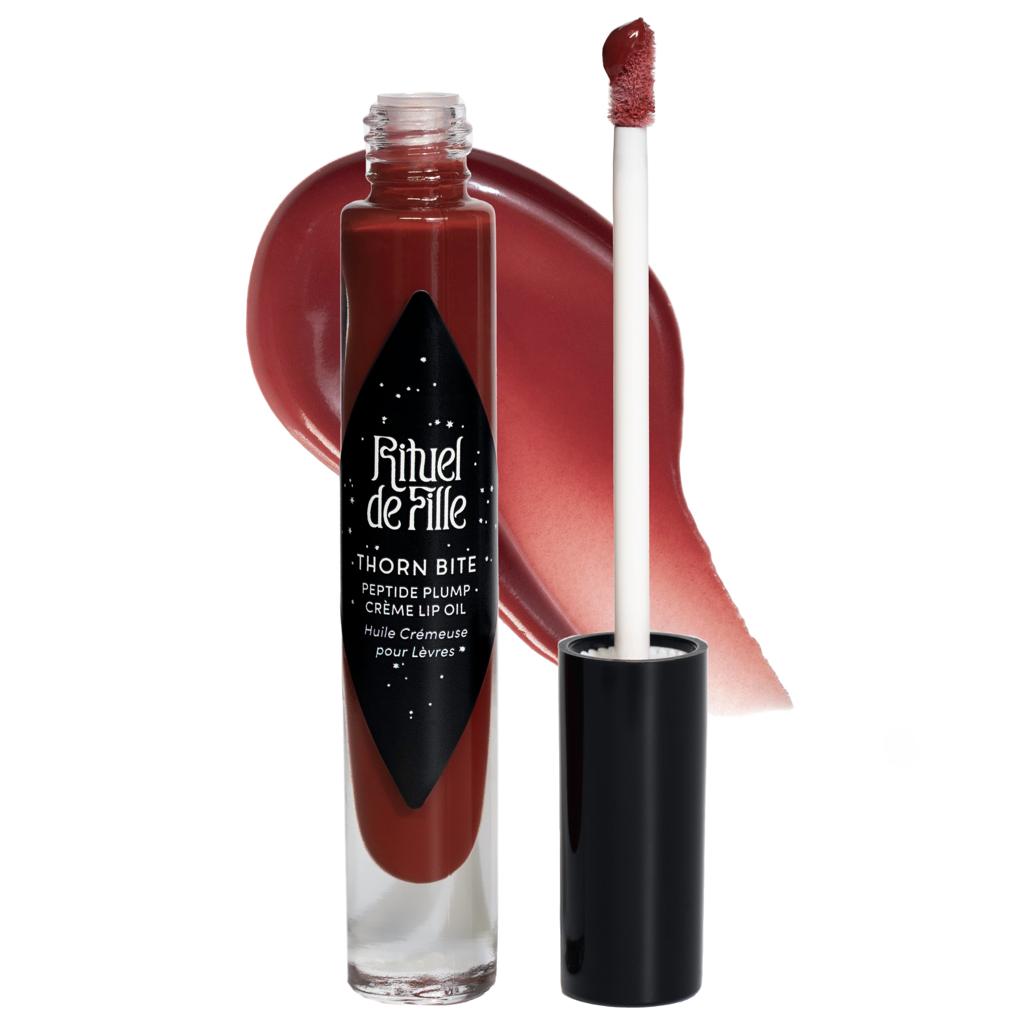 Thorn Bite Peptide Plumping Lip Oil - Hydrating & Volumizing Lip Treatment for Dry Lips | Perfect for Daily Moisture & Nighttime Lip Care