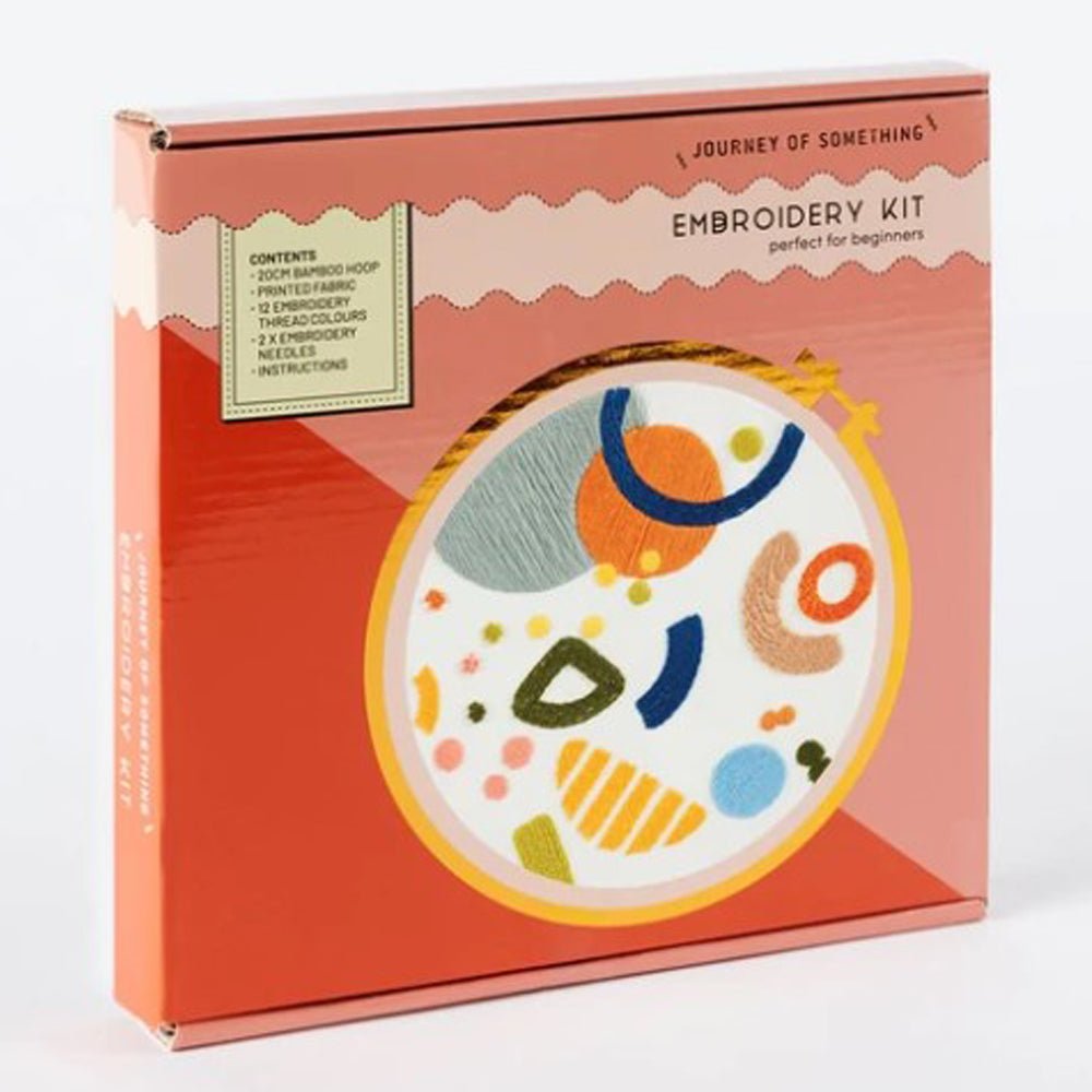 DIY Embroidery Kit for Beginners - 10+ Fun Shapes & Patterns | Perfect for Home Decor, Gifts & Craft Projects