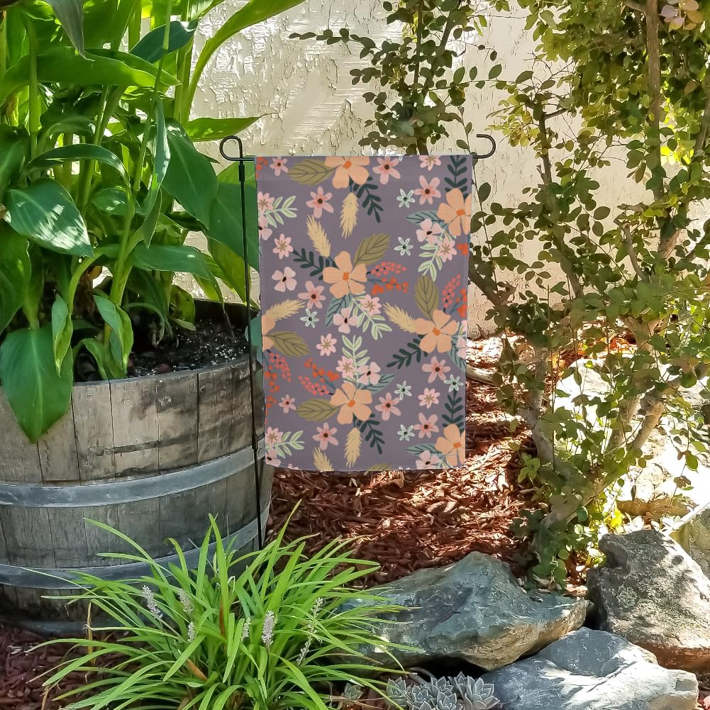 French Garden Flowers Outdoor Decorative Yard Flag - Perfect for Spring & Summer Garden Decor, Patio, Lawn, and Front Porch