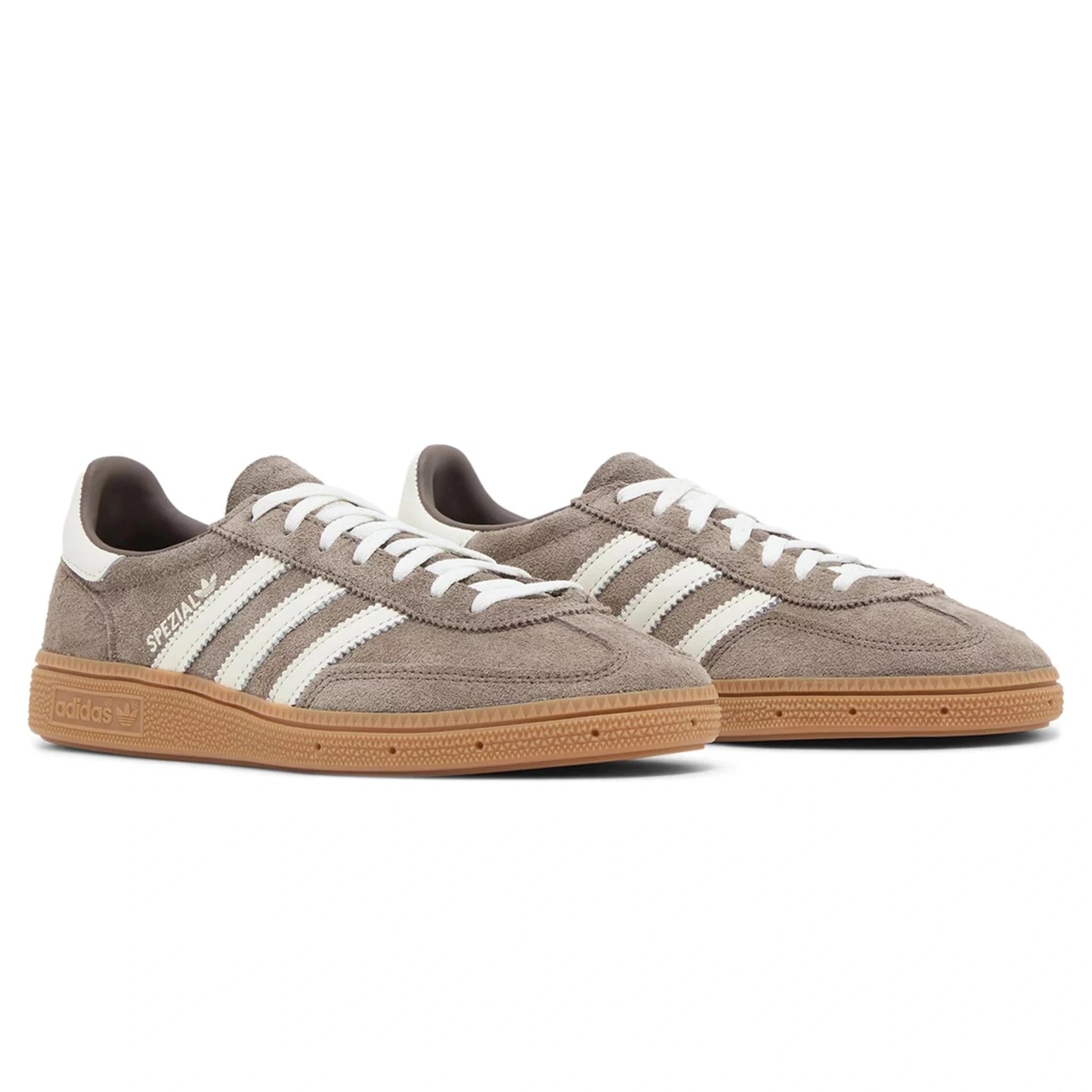 Adidas Handball Spezial Women's Sneakers - Earth Strata Gum Color - Retro Style Court Shoes for Women - Perfect for Handball, Streetwear & Casual Fashion
