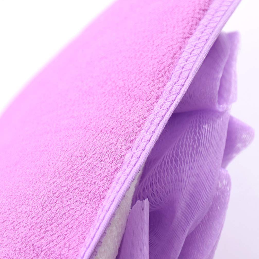 6-Pack Exfoliating Body Scrub Mitts - Loofah Sponge Pouf for Dead Skin Removal & Spa Bath | Shower Scrubber for Smooth Skin (Random Colors) - Perfect for Home Spa, Gift Sets & Daily Skincare Routine