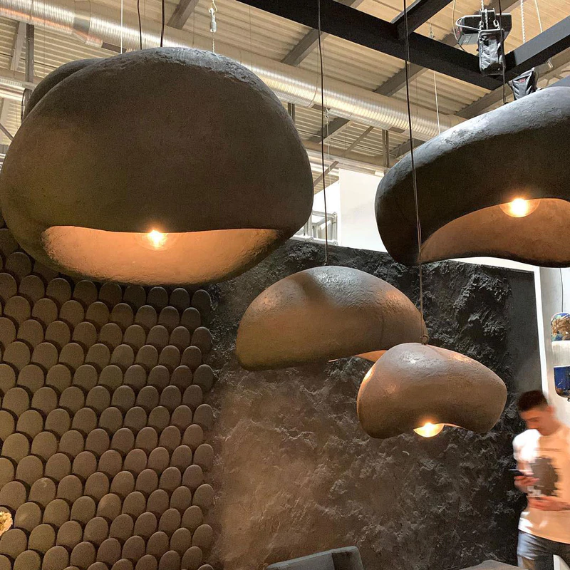 Cloud Pendant Light - Modern B-Shaped Hanging Lamp for Kitchen Island, Dining Room, or Bedroom Lighting