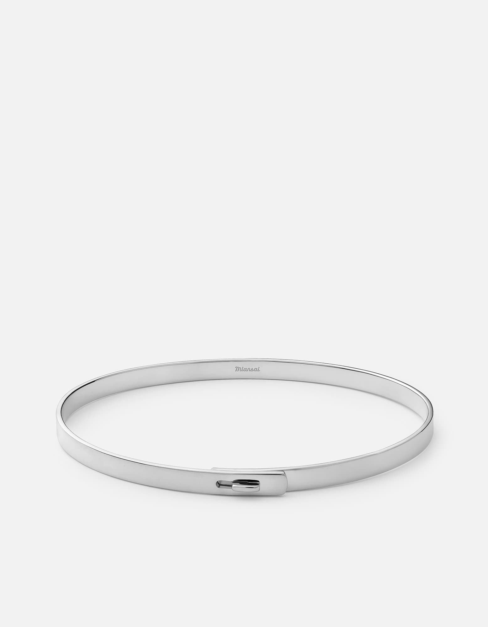Sterling Silver Thin Standard Cuff Bracelet - Elegant Minimalist Jewelry for Women, Perfect for Everyday Wear, Office & Special Occasions