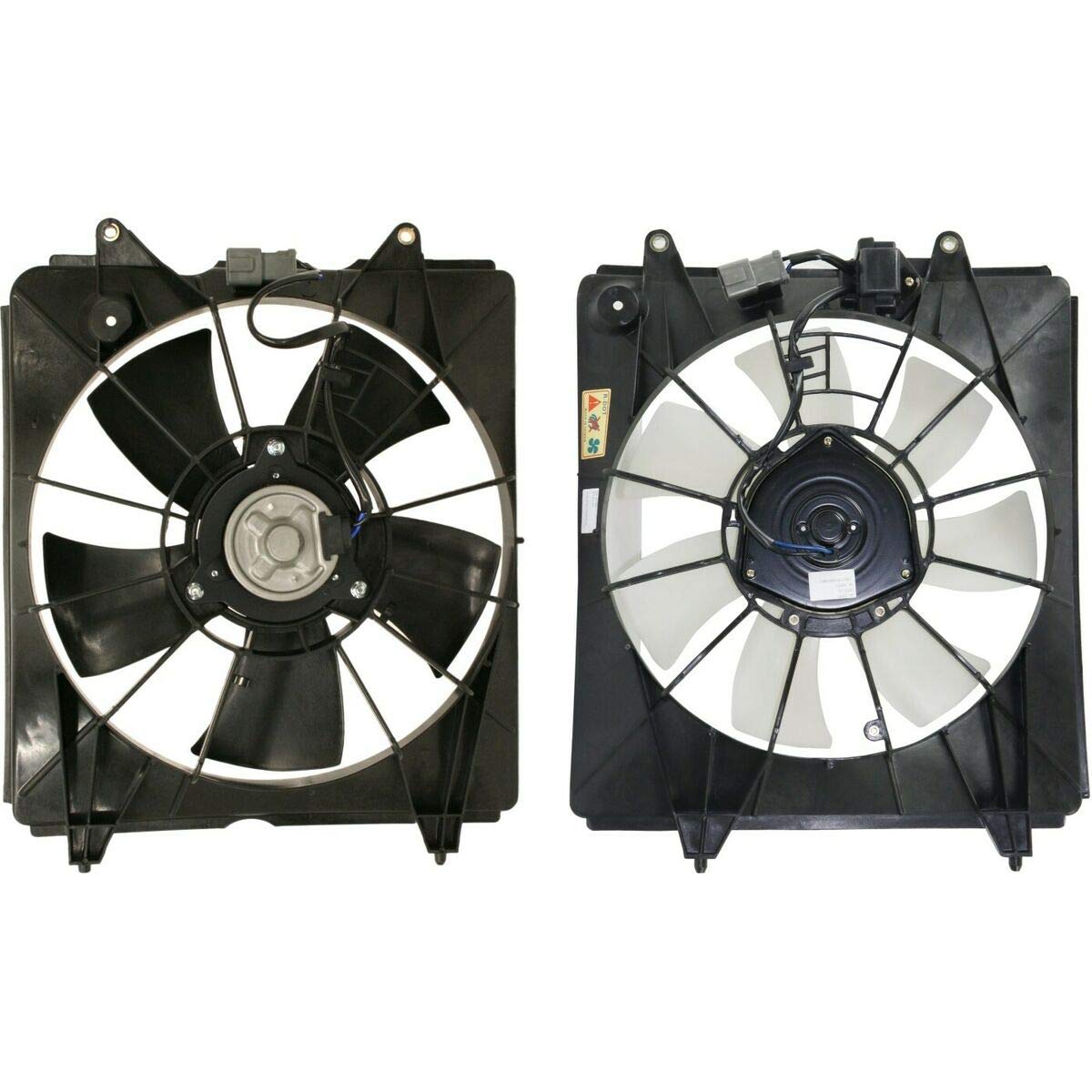2007-2009 Honda CR-V Replacement Cooling Fan with AC Condenser Fan - Left & Right Side - Durable Auto Radiator Fan for Smooth Engine Cooling - Perfect for Summer Driving & Off-Road Adventures