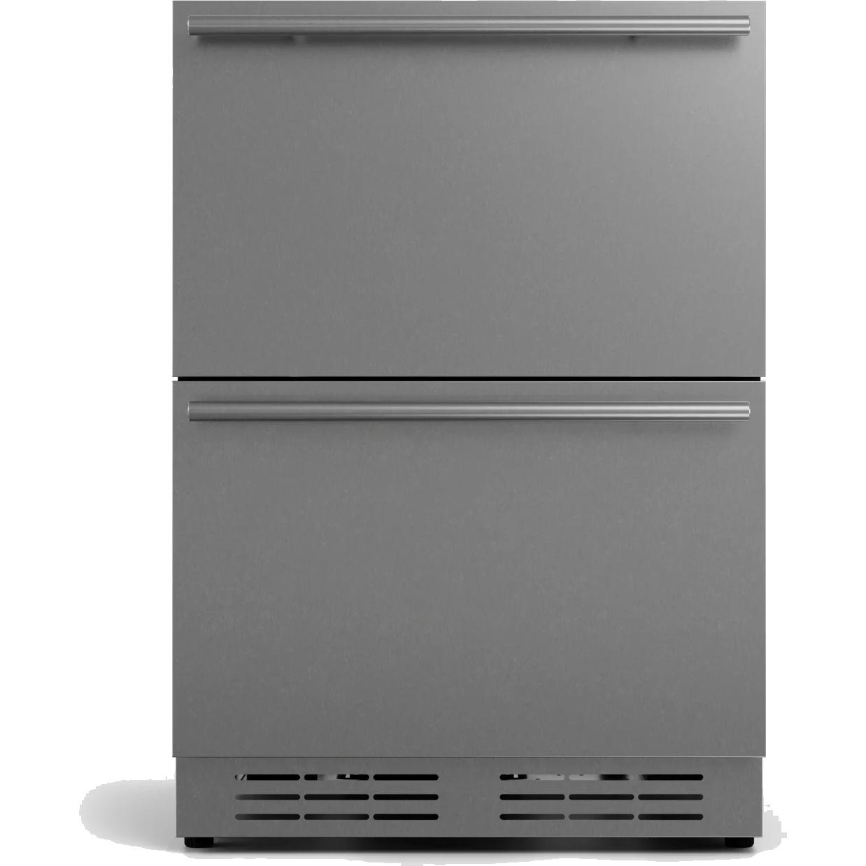 Arietta 24 Inch Undercounter Refrigerator Drawers - 4.7 Cu. Ft. Stainless Steel ARBD51SS - Perfect for Kitchen, Bar, Office & Entertainment Spaces