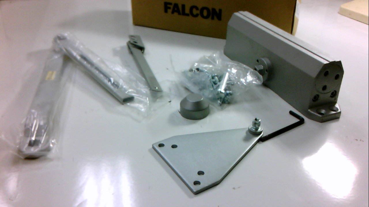 FALCON SC61 Series SC 60 Heavy Duty Door Closer - Commercial Grade Adjustable Spring Mechanism for Office, School, and Hospital Doors