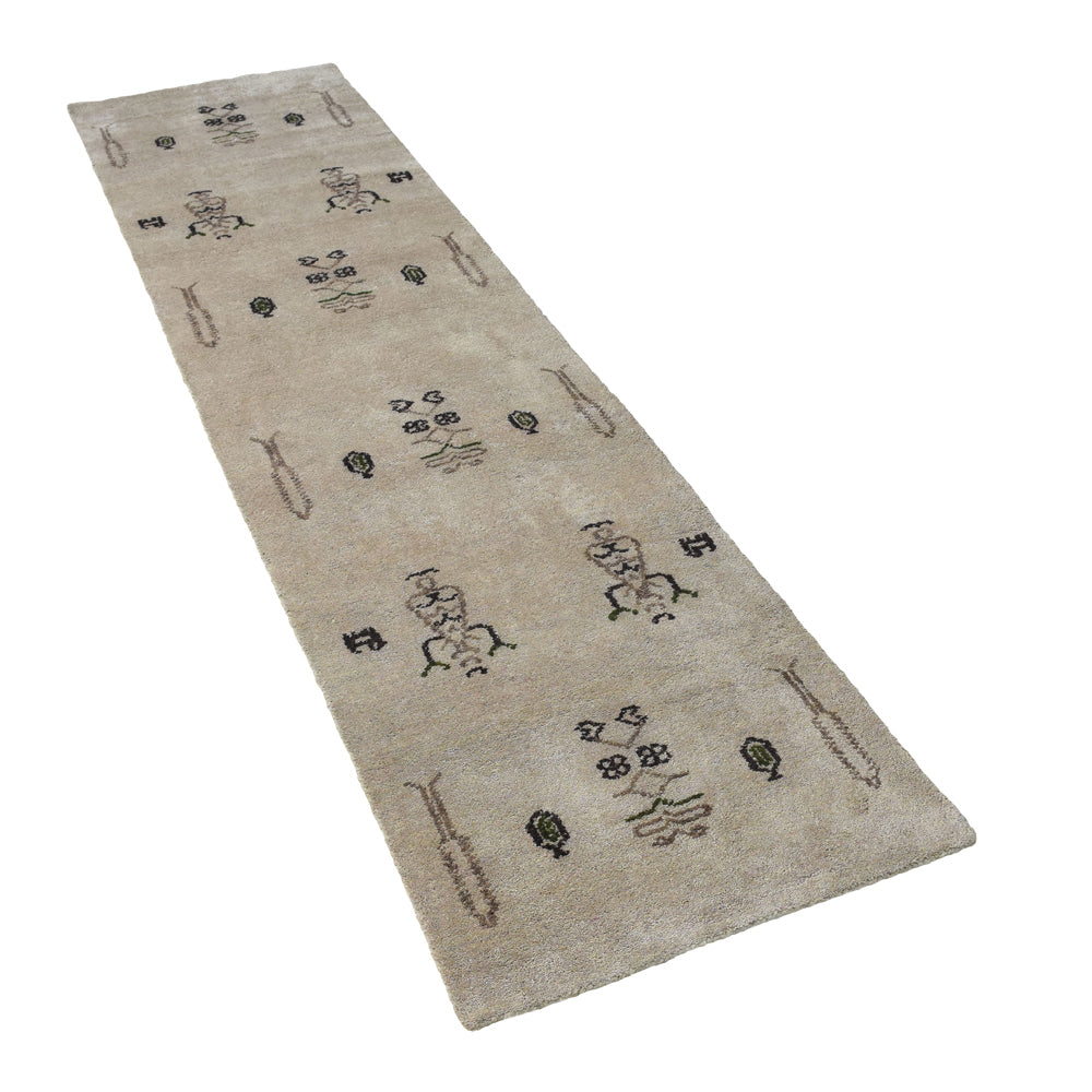 Hand Knotted Bohemian Style Rug - Soft & Durable for Living Room, Bedroom, or Office Decor