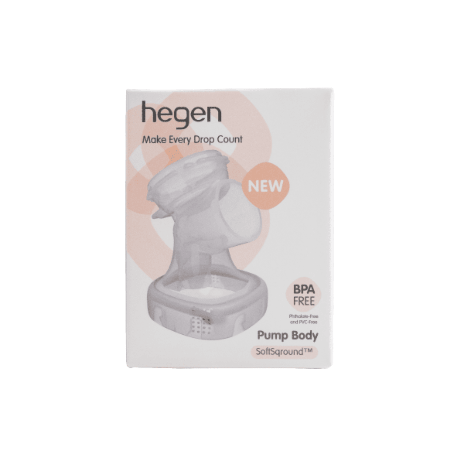 Hegen PCTO™ Breast Pump Body (SoftSqround™) - Comfortable & Hygienic Breastfeeding Solution for Nursing Moms at Home or Travel