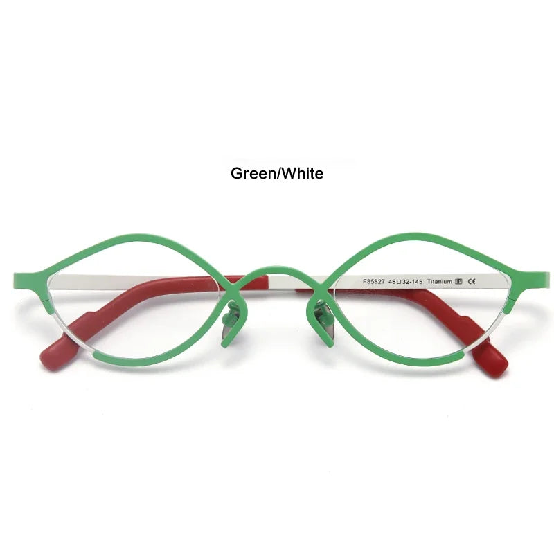 Aror Unisex Full Rim Small Oval Titanium Eyeglasses 464832 - Lightweight & Durable Frame for Reading, Work & Everyday Use