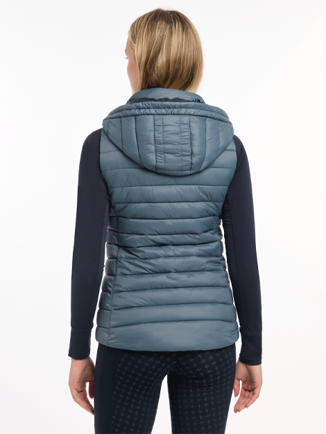 Le Mieux Tilly Hooded Puffer Gilet - Women's Winter Vest Jacket with Hood | Warm Quilted Insulated Coat for Outdoor Activities & Casual Wear