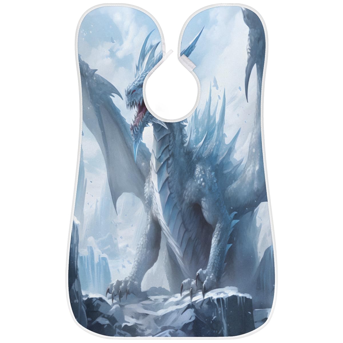 Dragon Beard Shaving Bib for Men & Women - Waterproof Hair Dye Apron, Makeup Cape & Barber Accessory - Ideal for Beard Trimming, Haircut, Salon & Home Use - Perfect Gift for Barbers & Stylists