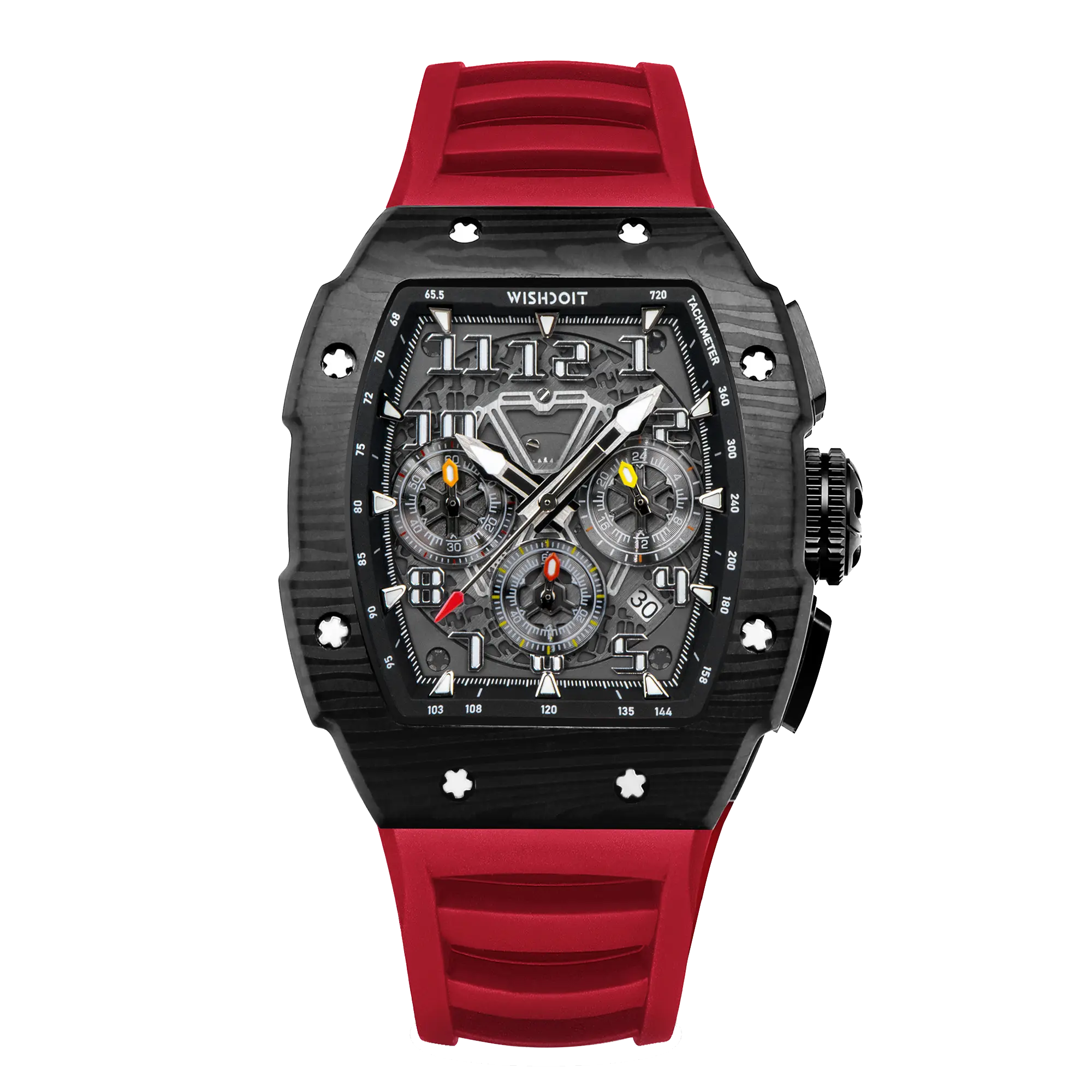 RACING GT CHRONO Quartz Chronograph Watch for Men - Sporty Waterproof Wristwatch with Date Display - Perfect for Racing, Driving & Outdoor Adventures