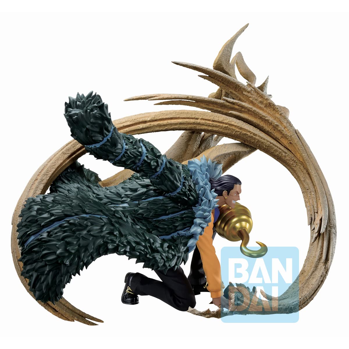 BANDAI Ichibansho One Piece Crocodile Duel Memories Spirits Collectible Figure - Anime Action Figure for Display, Gift & Home Decoration