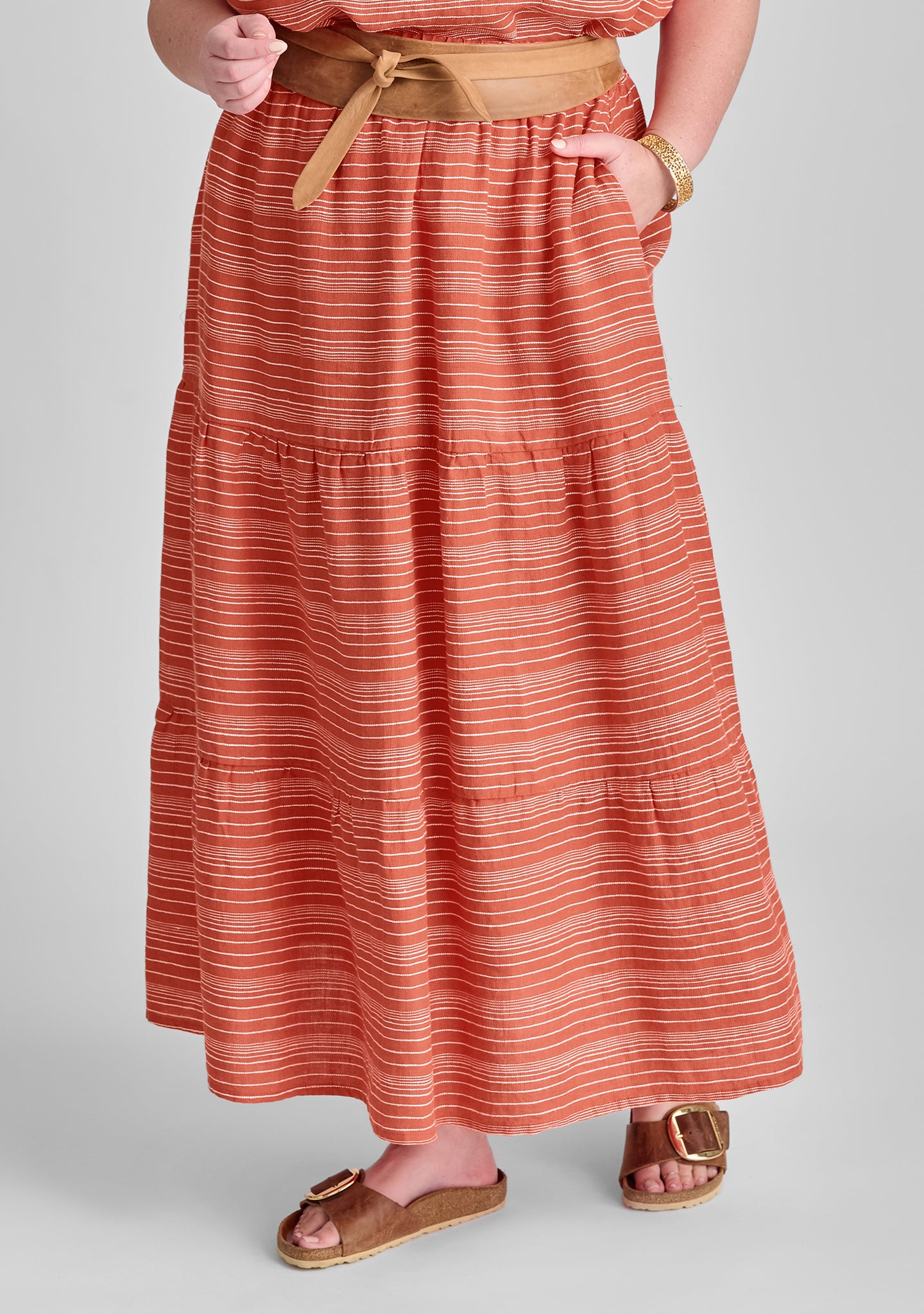 Gaia Skirt - Premium Linen Maxi Skirt for Women | Flowy Boho Summer Skirt | Perfect for Beach, Vacation & Casual Outings
