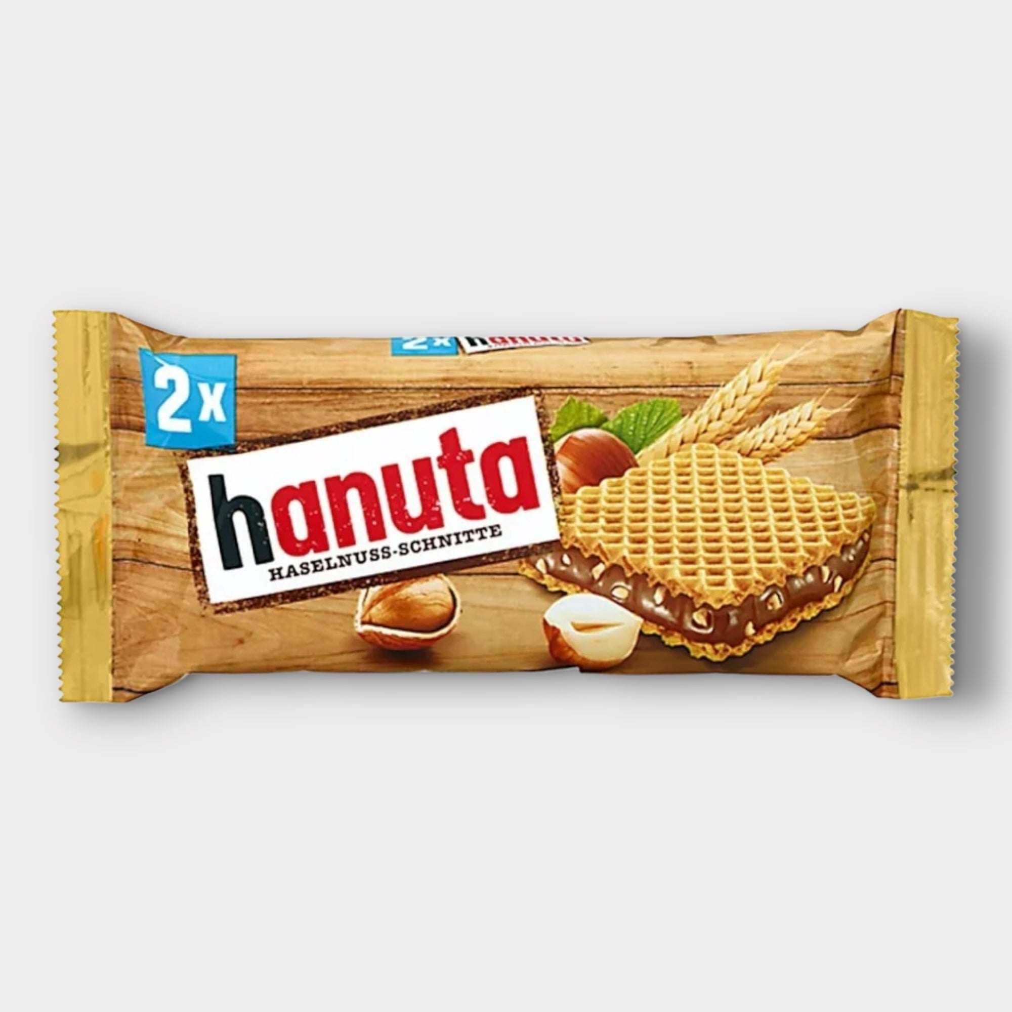 Hanuta Hazelnut Wafer - Crunchy Chocolate Filled Wafer Cookies - Perfect for Snacking, Gifts & Coffee Time