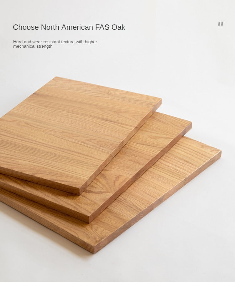 Solid Oak and Beech Wood Coffee Table with Glass Doors - Modern Living Room Furniture for Home Decor and Entertainment