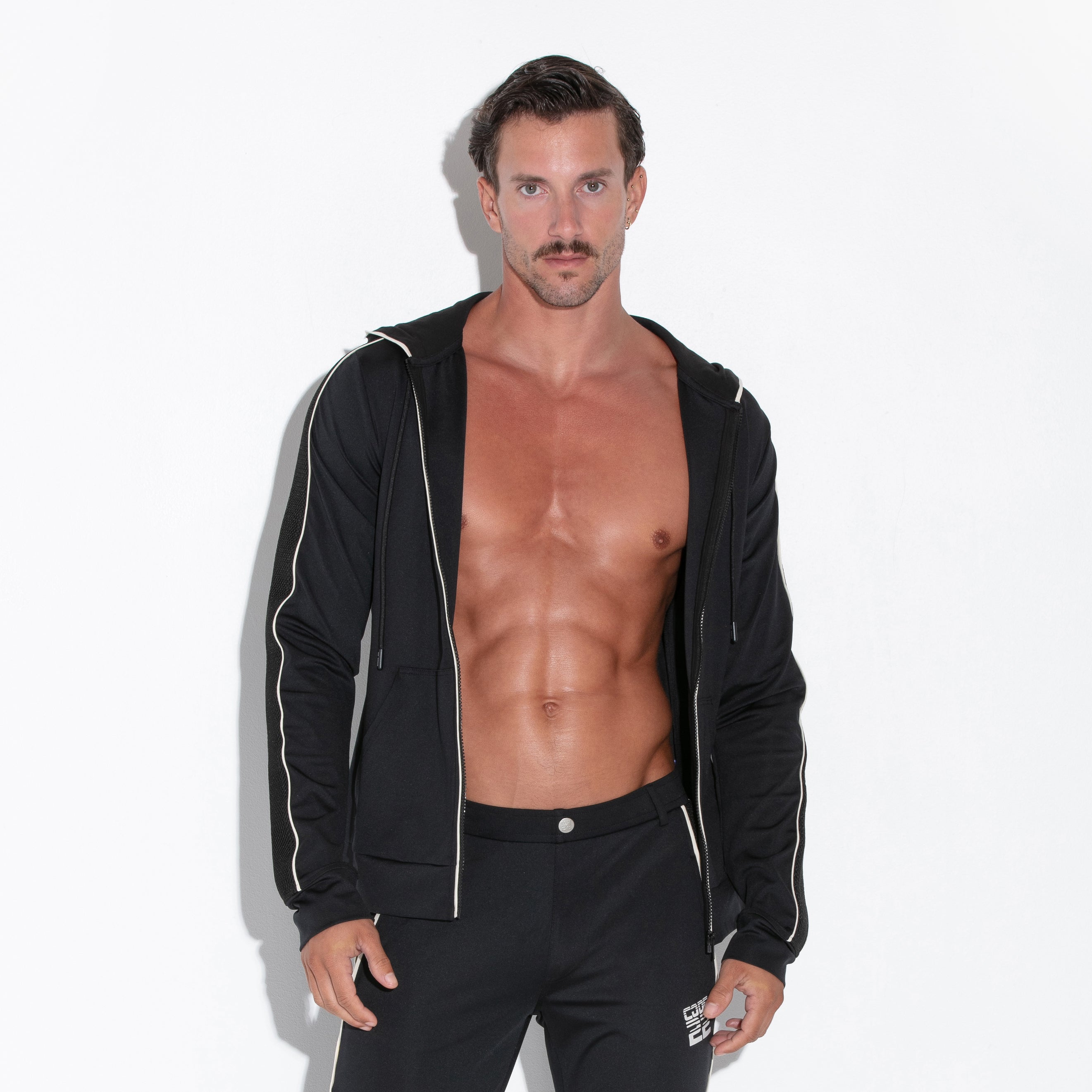 Code 22 Downtown Hoodie 9930 - Black Men's Streetwear Pullover | Perfect for Urban Fashion & Casual Outfits