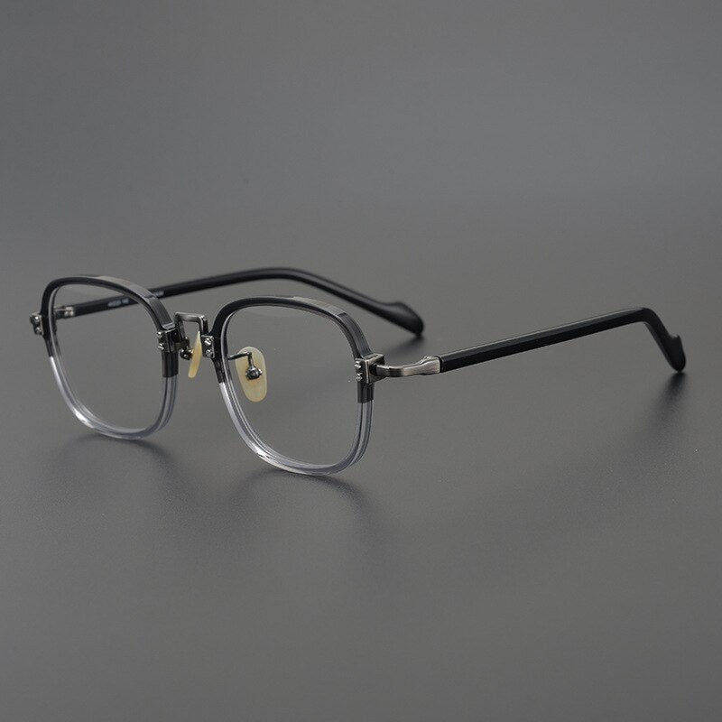Vintage Acetate Round Eyeglass Frames - Classic Retro Style for Men & Women - Perfect for Reading, Fashion, and Everyday Wear