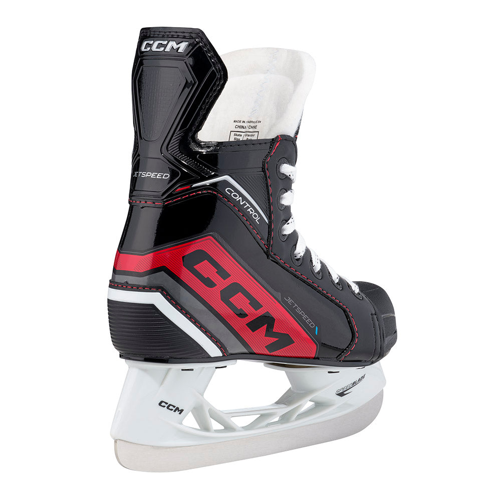CCM Jetspeed Control 2023 Youth Ice Hockey Skates - Lightweight Performance Skates for Kids - Perfect for Ice Hockey Training & Games