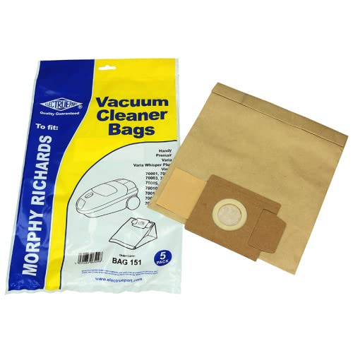 5 Pack Vacuum Bags for Morphy Richards Handy & Premair - Model Bag151 | Space-Saving Storage for Clothes, Blankets & Seasonal Items