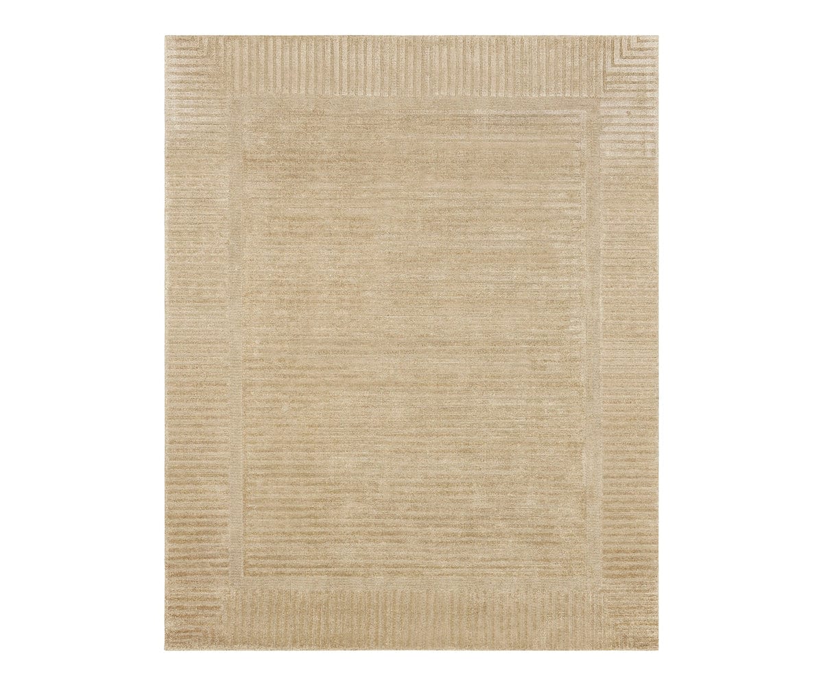 Karastan Terra Firma Area Rug - Soft Cream Handmade Wool Rug for Living Room, Bedroom & Dining Room Decor