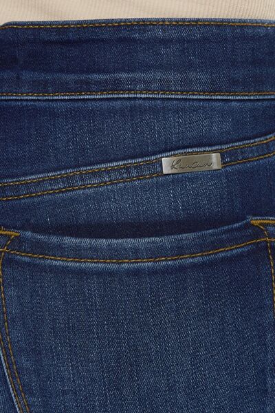 Kancan Women's Mid Rise Gradient Skinny Jeans - Stretch Denim Pants for Casual Wear & Night Out