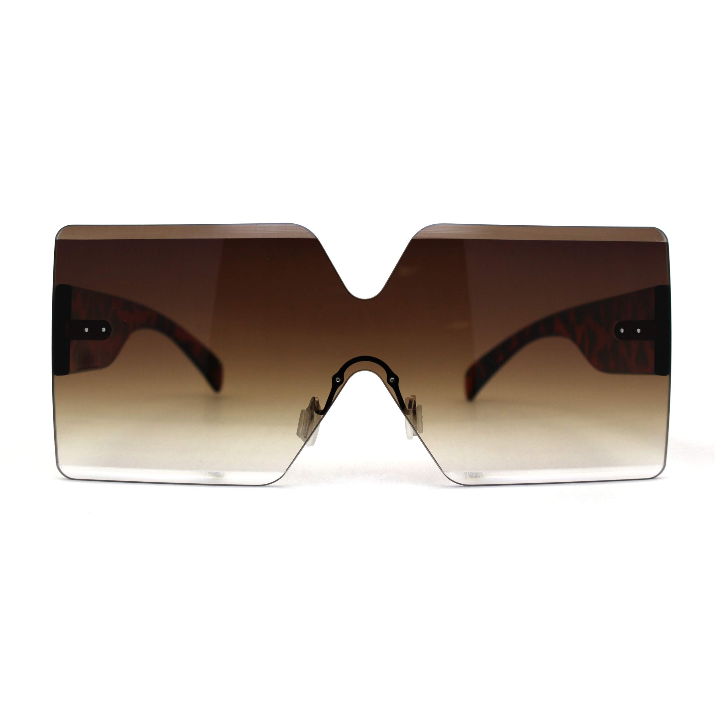 Stylish Women's Rectangle Plastic Horned Sunglasses - Trendy Cat Eye Shades for Fashion, Beach & Outdoor Activities