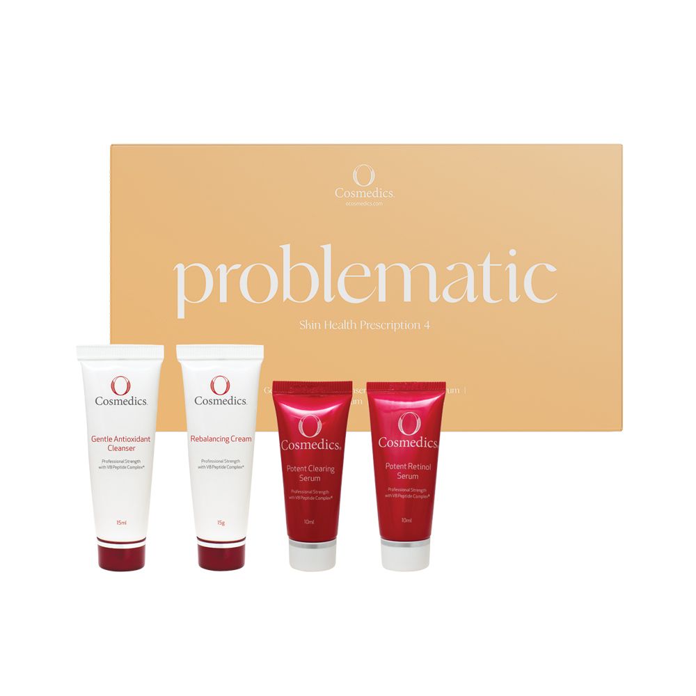Skin Health Prescription Kit 4: Acne & Problematic Skin Treatment - Dermatologist Recommended Skincare Solution for Clear Complexion | Perfect for Daily Routine & Travel Skincare