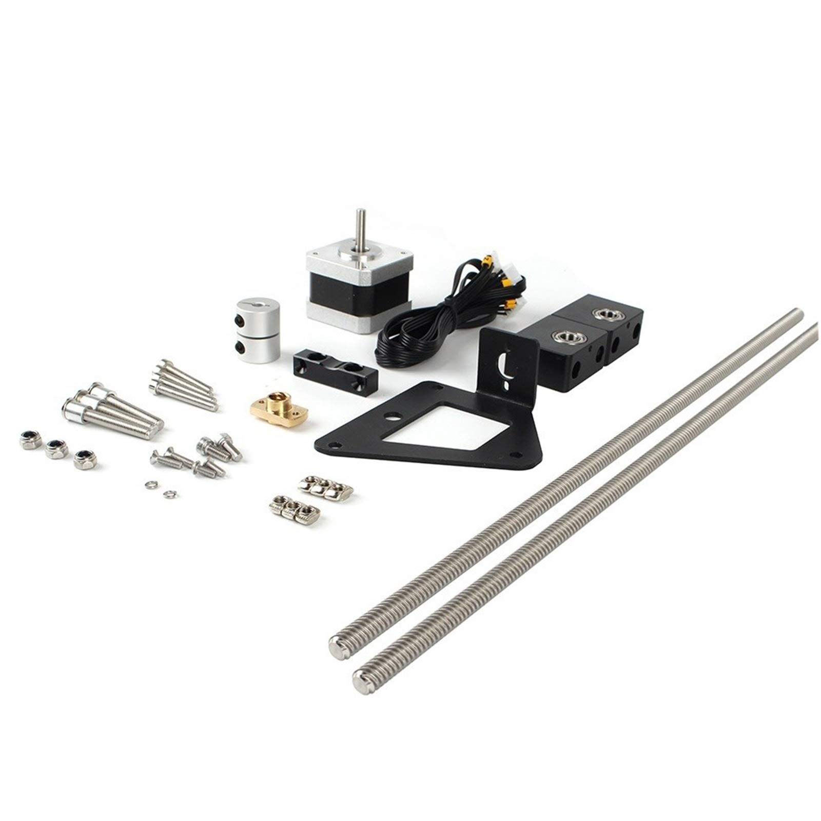 Ender-3 Pro Dual Z Axis Upgrade Kit - High Precision Aluminum Lead Screw for 3D Printer Parts | Enhanced Stability & Print Quality | Perfect for DIY 3D Printing Projects & Professional Use