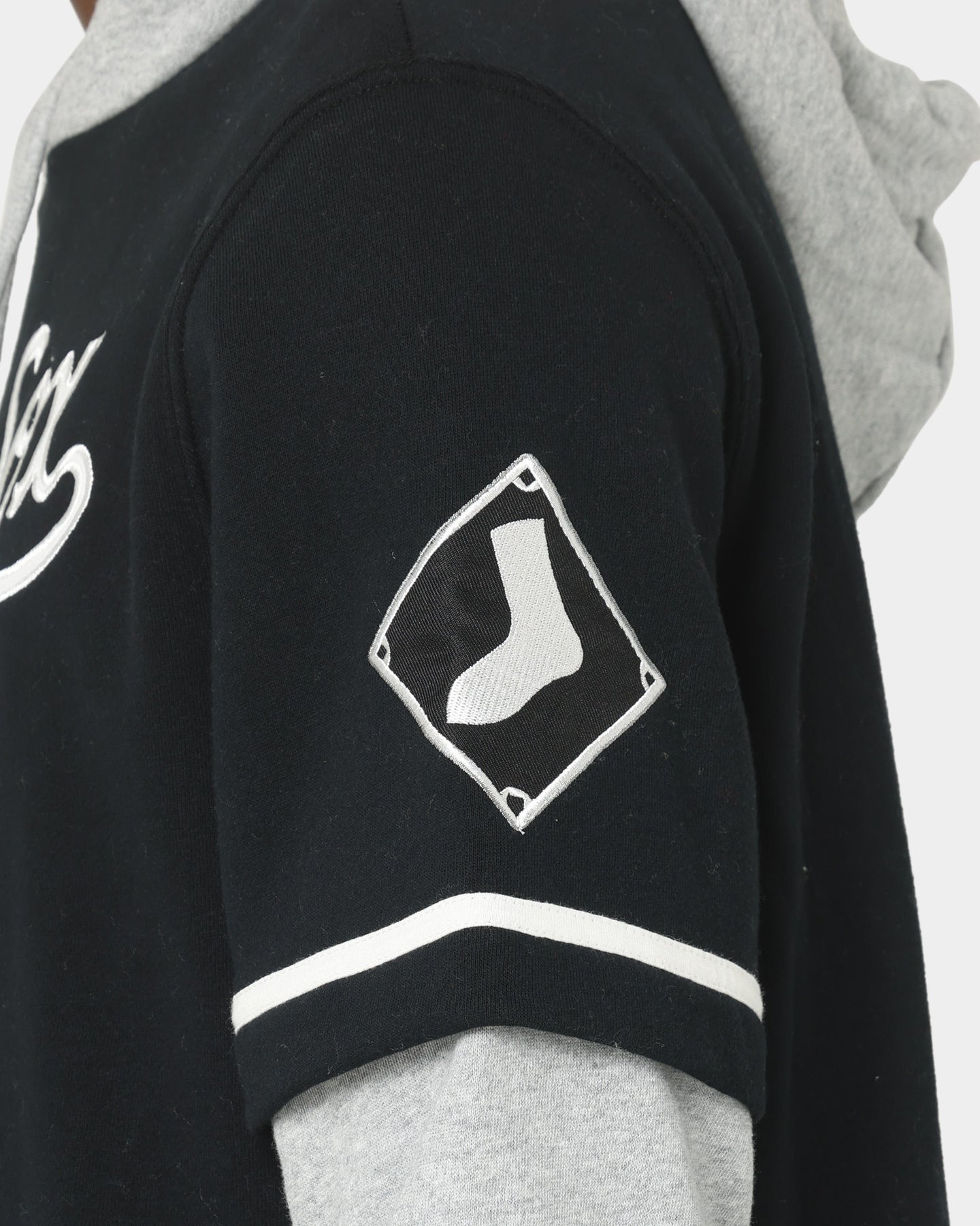 47 Brand Chicago White Sox Shortstop Hoodie - Jet Black | MLB Fan Gear for Men & Women | Perfect for Game Day & Casual Wear