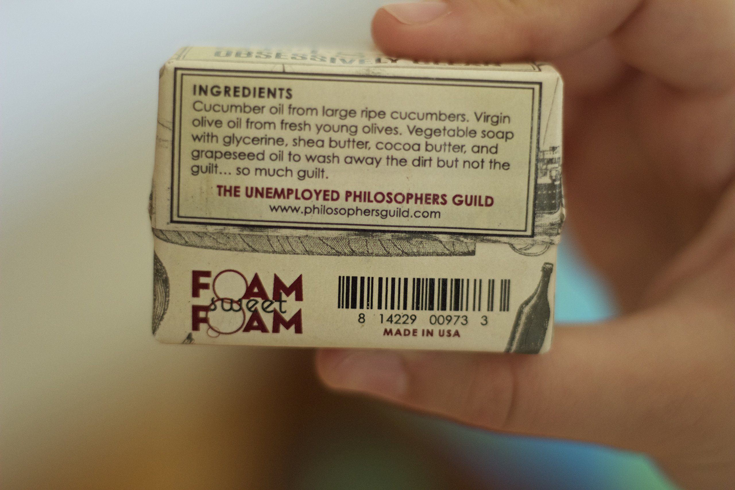 Freud Wash Fulfillment Soap - 2oz Travel Size Guest Bar | Made in USA | Novelty Gift for Psychologists & Philosophy Lovers | Perfect for Home, Office & Travel Use